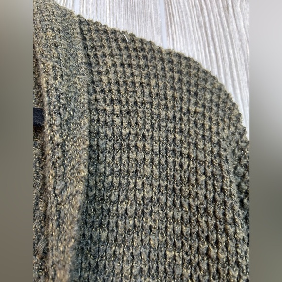 American Eagle Outfitters Green Waffle Knit Oversized Cardigan XXS - Picture 11 of 11